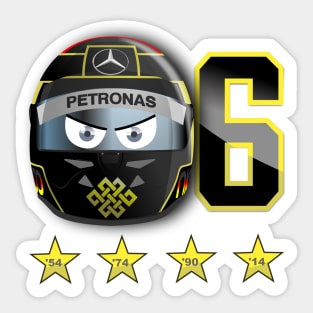 Nico ROSBERG_2014_Helmet_Hockenheim Sticker